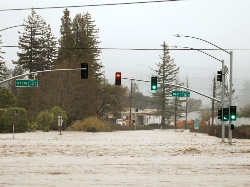 Gallery: Wild storm soaks California, thousands lose power