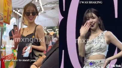 Local TikToker Bumps Into Itzy’s Yuna In Singapore, Netizens Confused As To Why The K-Pop Star Was At A Pasar Malam