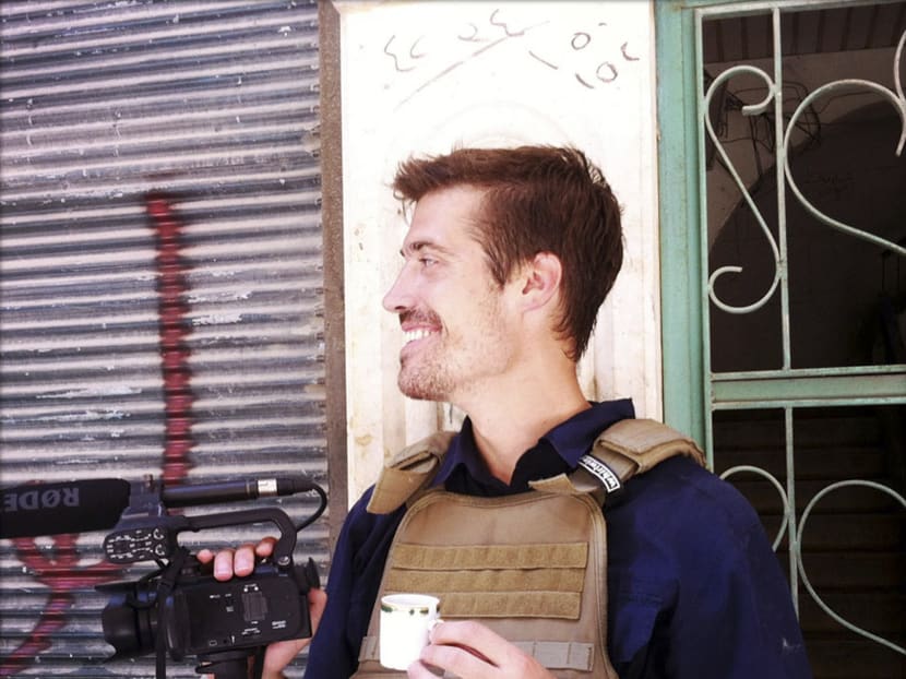 US journalist James Foley in Aleppo, Syria, in July 2012. Photo: AP