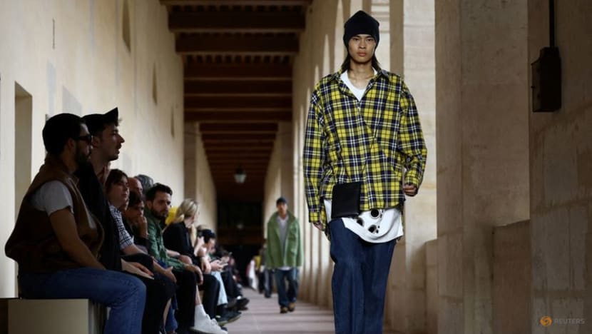Givenchy shows dressy tailoring for men at Paris Fashion Week