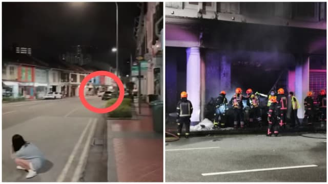 【丹戎巴葛五死一伤车祸】车祸过程视频曝光！