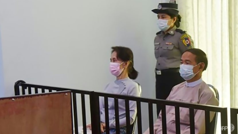 Myanmar's Aung San Suu Kyi could return home after verdicts, junta chief says Myanmar's Aung San Suu Kyi could return home after verdicts, junta chief says