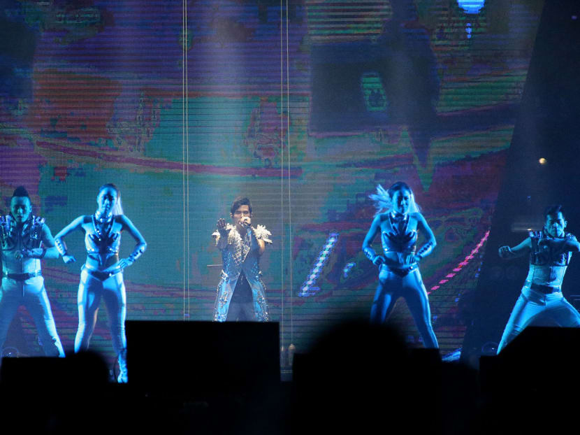 Mandopop king Jay Chou at the Singapore leg of his Opus 2 World Tour concert. Photo: Wee Teck Hian