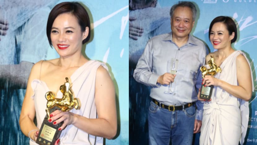 Yeo Yann Yann wins Best Actress at the Golden Horse Awards