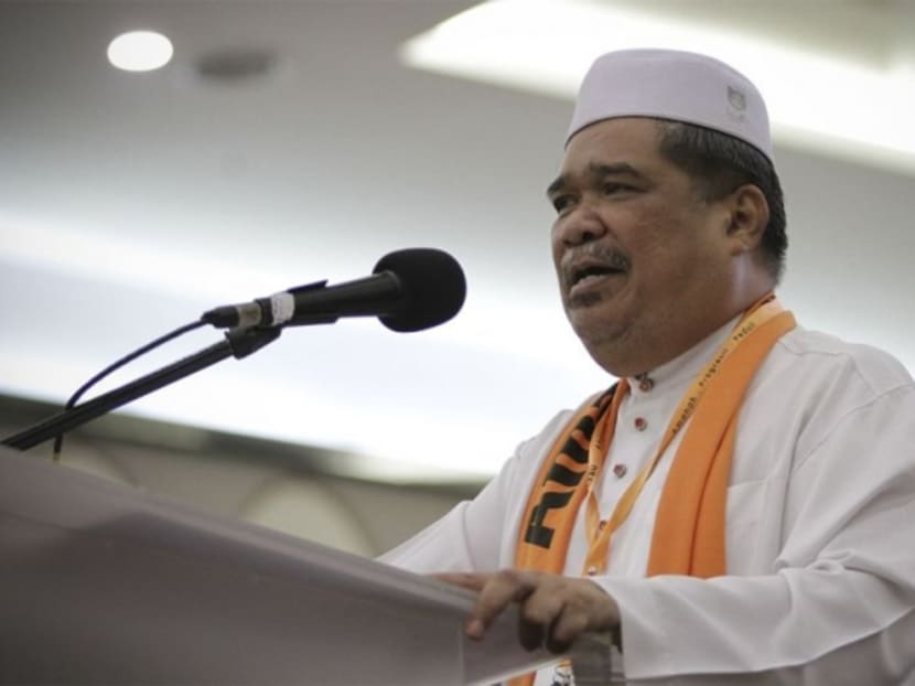 Amanah President, Mohamad Sabu delivers his keynote address at the Amanah launch in IDCC Shah Alam, on Sept 16, 2015. Photo: Yusof Mat Isa via Malay Mail Online