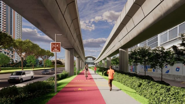 陆交局将建设更多脚踏车道 提升中部地区活跃通勤网络