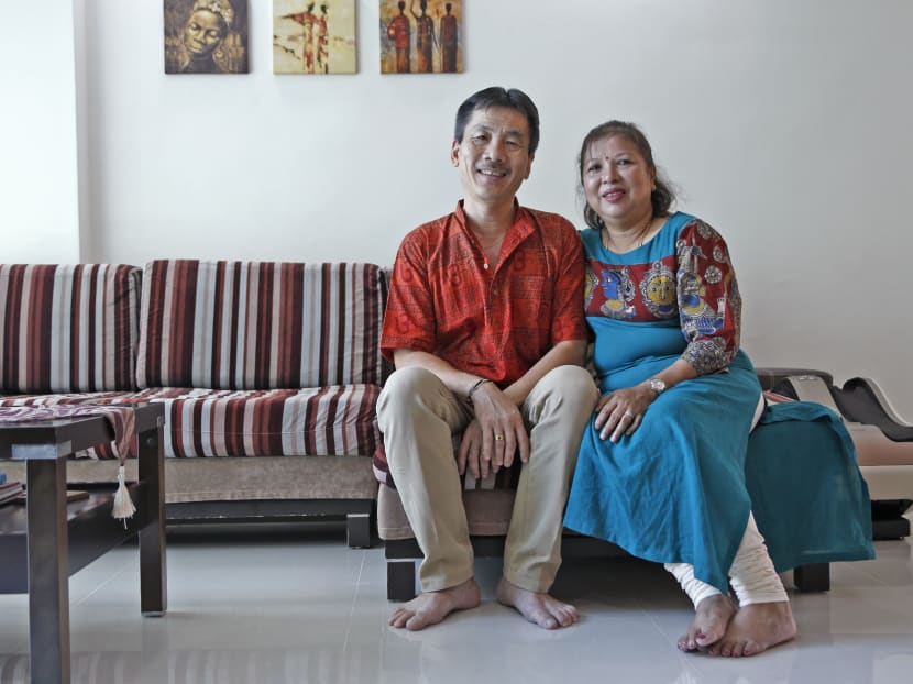Harry Koh, seen here with his wife, speaks fluent Tamil. He was brought up by his Indian neighbour. Photo: Raj Nadarajan