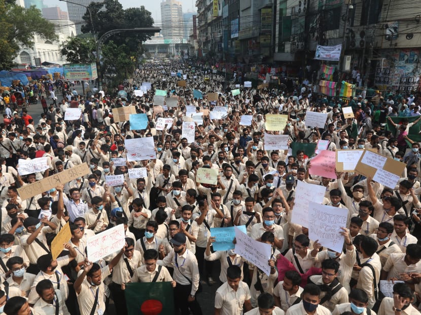 Protest paralyses Bangladesh capital after student death
