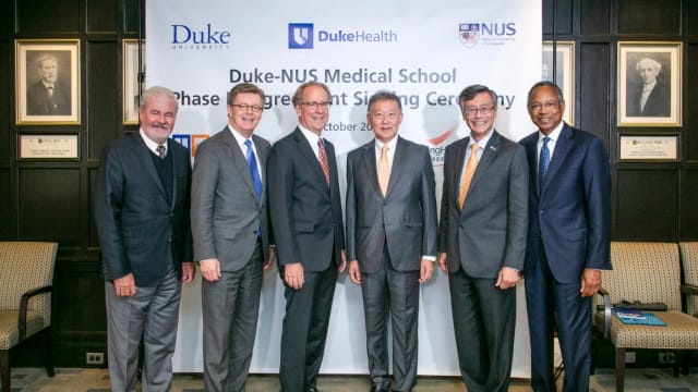 国大同杜克大学下来五年继续促进医学教育与研究方面合作