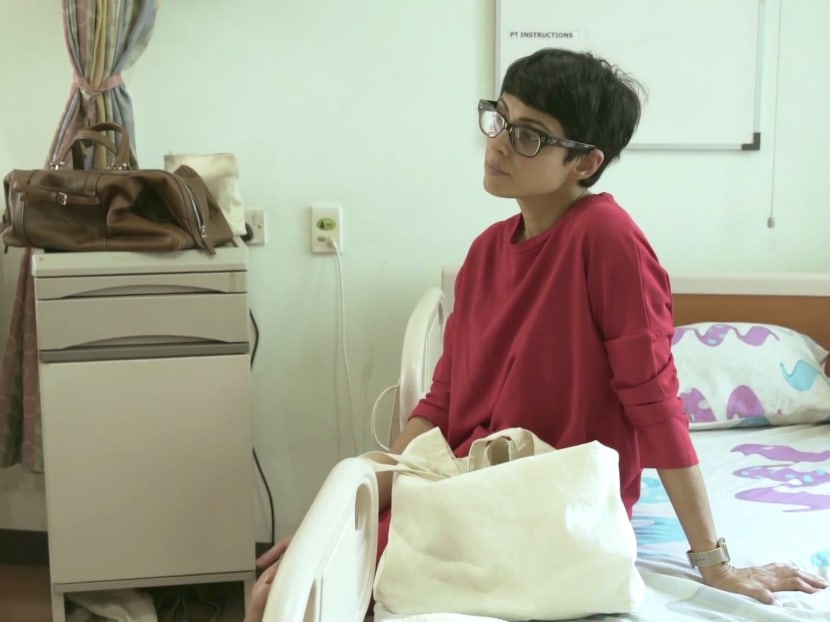 Popular TV presenter Anita Kapoor, seen here in a still from the documentary, spent two weeks in a nursing home to document what life was really like there.