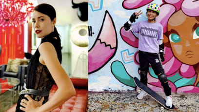 Zoe Tay Tries Skateboarding For The First Time, Says It’s "Not As Difficult" As She Imagined