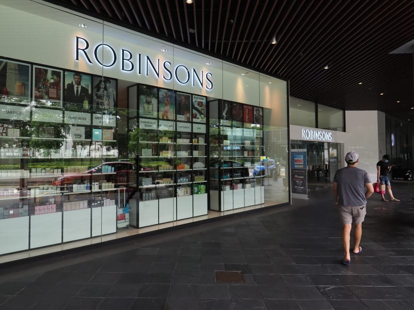 The Robinsons' store at Raffles City is one of its two remaining outlets in Singapore. The Robinsons' store at Raffles City is one of its two remaining outlets in Singapore.