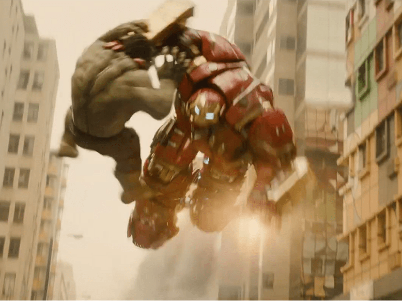 Screencap from new Avengers: Age of Ultron trailer