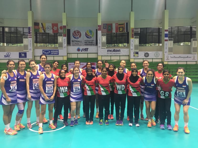 Confidence is running high among the Singapore players, who believe they can defend the Asian title which they won in the past two editions of the championships. Photo: Netball Singapore