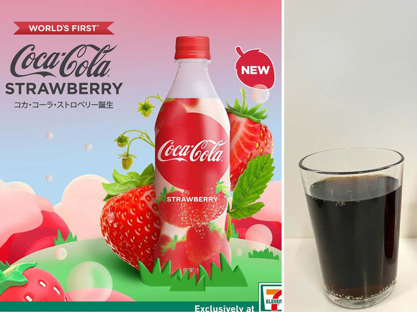 We try the “world’s first” strawberry cola.