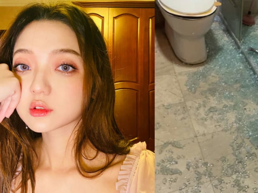 Chinese Actress Zhang Zhaoyi’s Bathroom Glass Door Shatters, Injures Both Husband And 1-Year-Old Child