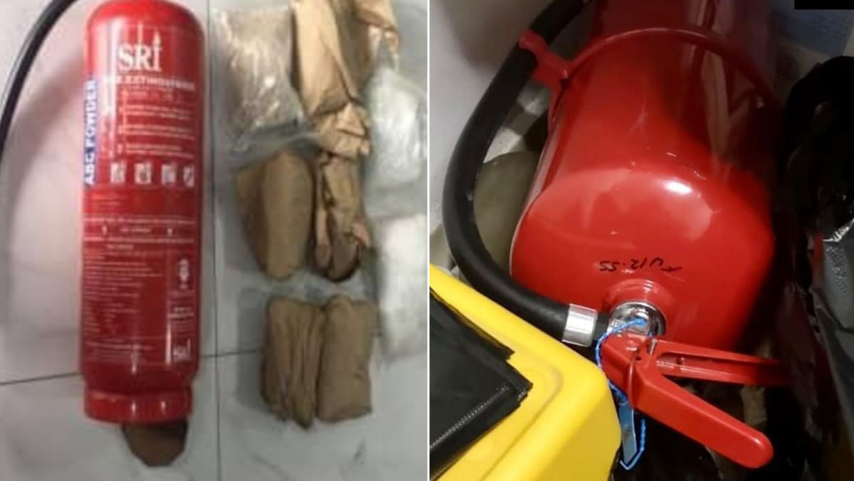 Johor cops bust drug syndicate using modified fire extinguishers to