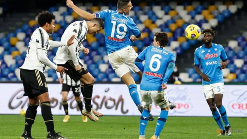Football: Insigne penalty earns Napoli victory over below-par Juventus