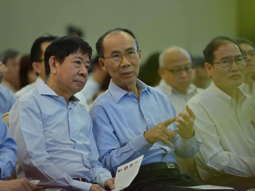 Mr Tan Gee Paw, seen here with former minister Khaw Boon Wan. A civil engineer by training, Mr Tan previously served as chairman of PUB, Singapore’s national water agency, from April 2001 until his retirement in March 2017.