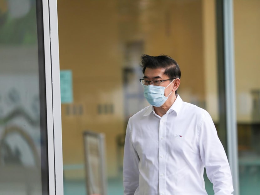 Former polytechnic lecturer Tan Boon Lee outside the State Courts on May 17, 2022. Former polytechnic lecturer Tan Boon Lee outside the State Courts on May 17, 2022.