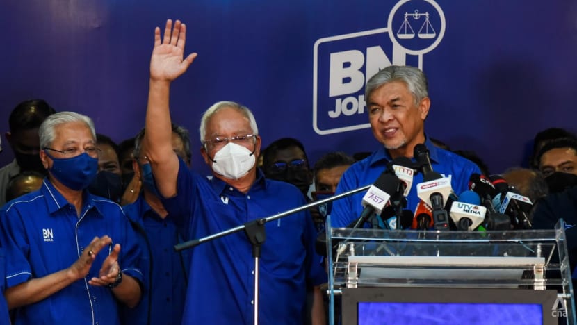 Barisan Nasional cruises to victory in Johor state election, hits two-thirds majority target Barisan Nasional cruises to victory in Johor state election, hits two-thirds majority target