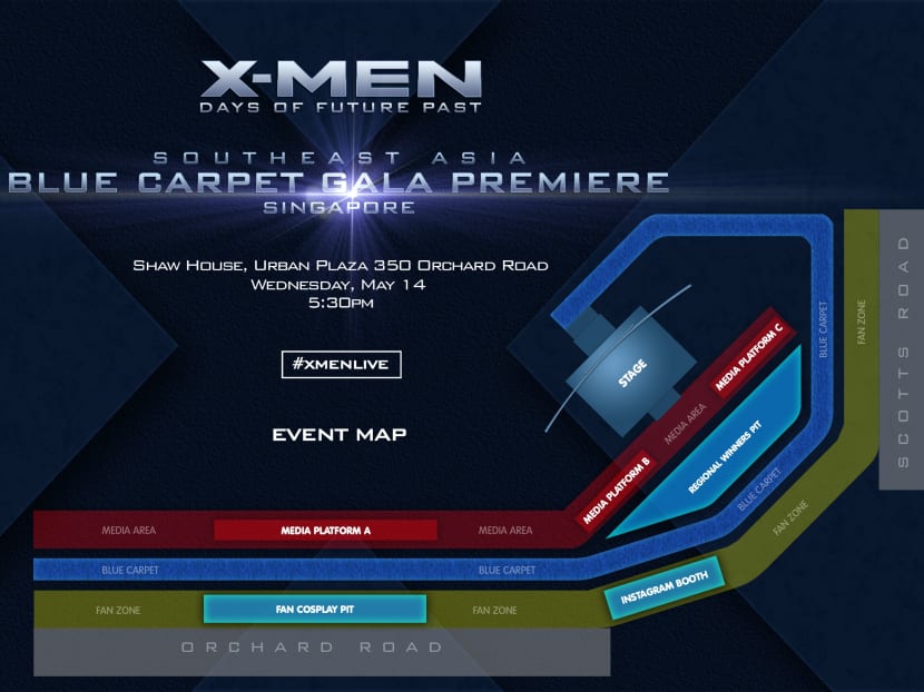 How to meet the cast of X-Men: Days of Future Past in Singapore