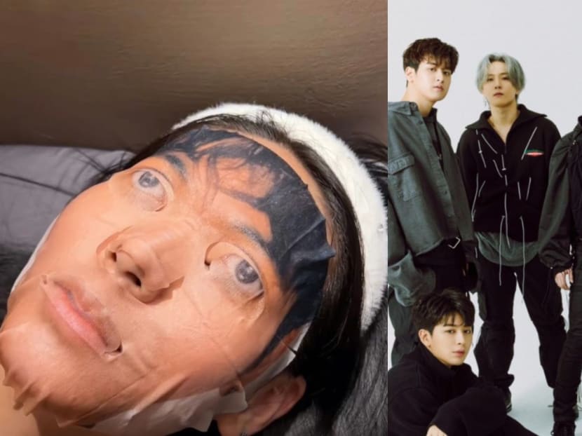Netizen tries on K-pop Group iKON's facial sheet masks, and the result is hilarious