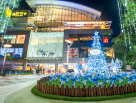 A sea of Smurfs awaits at City Green Park, providing the perfect backdrop for your festive photos. Photos: CDL Malls