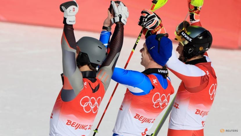 Alpine skiing-France's Noel wins gold in men's slalom Alpine skiing-France's Noel wins gold in men's slalom
