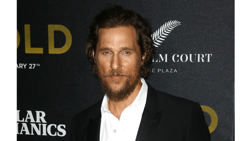 Matthew McConaughey had a crush on Diane Lane
