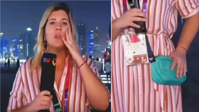 采访卡塔尔世界杯 阿根廷女记者称现场连线时遭窃