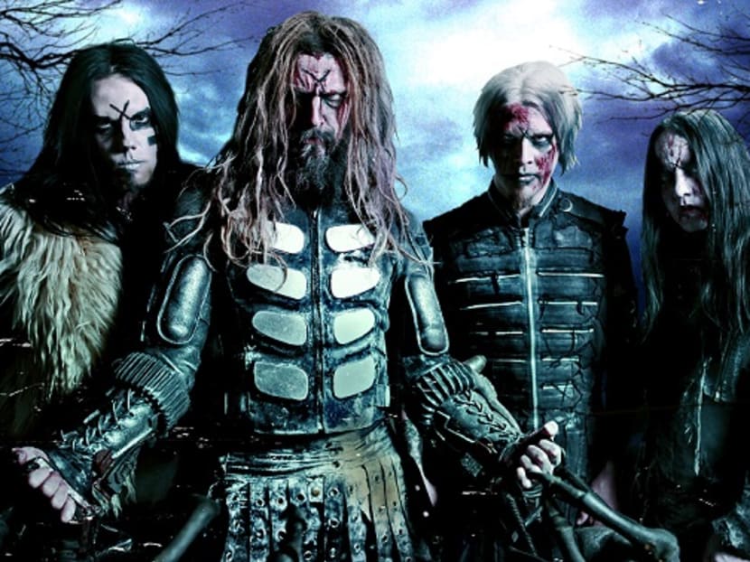 Rob Zombie (second from left) will perform at the Singapore Rock Festival.