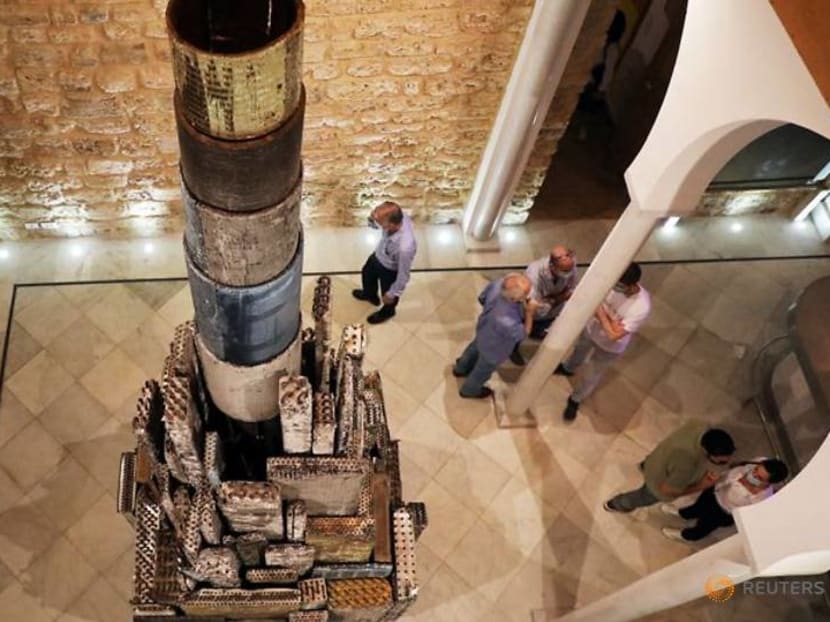 Channeling 'anger into art', artists in Beirut process blast Channeling 'anger into art', artists in Beirut process blast