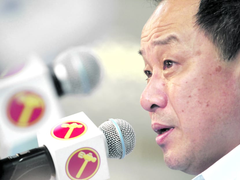 File photo of Low Thia Khiang Workers' Party secretary-general at press conference. TODAY file photo