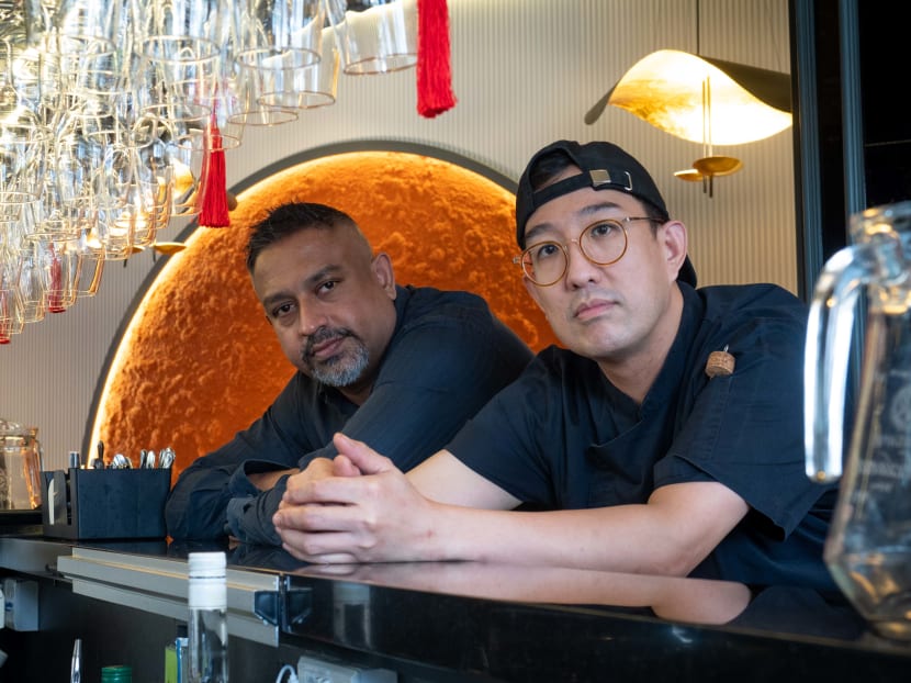 Dopo Teatro's assistant restaurant manager John Nalpon (left) and chef de cuisine Richard Chan.