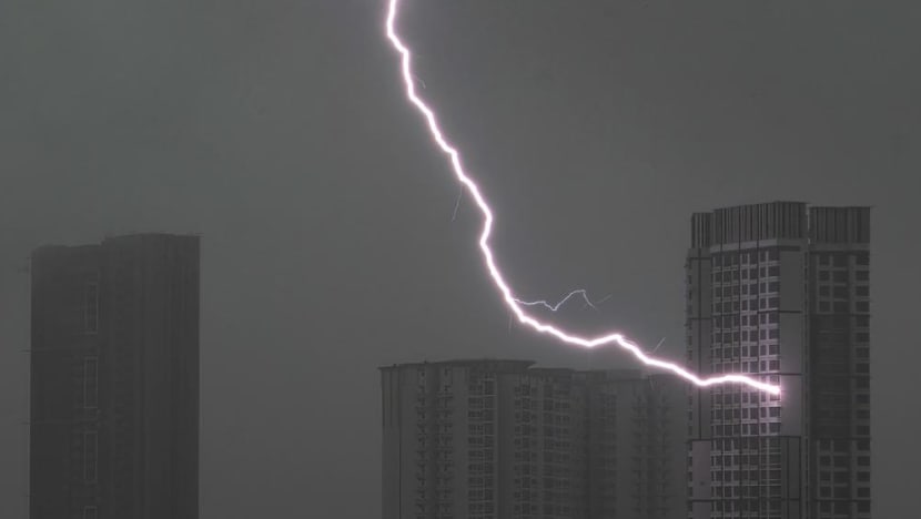 Photo of lightning striking HDB block in Queenstown: How does it happen and are residents at risk?