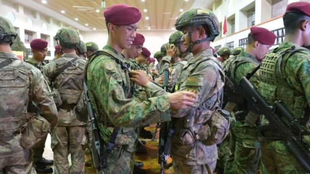 新加坡武装部队和中国人民解放军结束双边合作演习