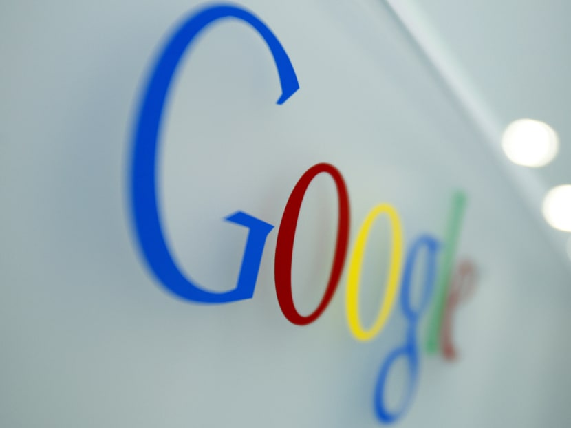 The Google logo is seen at the Google headquarters in Brussels. Photo: AP