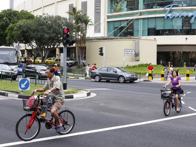 Study recommends combining cycling with public transport in S’pore