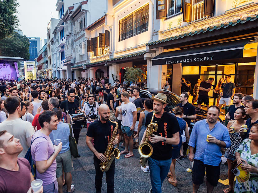 Amoy Street Bloc Party returns on Sunday. DJ Zig Zach and British electronic duo Maribou State will provide beats at this happening event. Photo: Amoy St. Bloc Party
