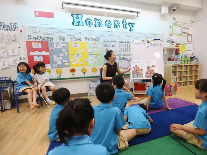 The new National Institute of Early Childhood Development (NIEC) will be similar to an NIE for pre-school teachers and carers. Photo: Koh Mui Fong/TODAY