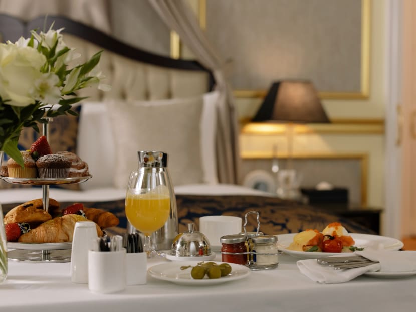 Only room service, takeaways and deliveries will be available for guests who booked staycations at hotels in Singapore from May 16 to June 13, 2021. Only room service, takeaways and deliveries will be available for guests who booked staycations at hotels in Singapore from May 16 to June 13, 2021.