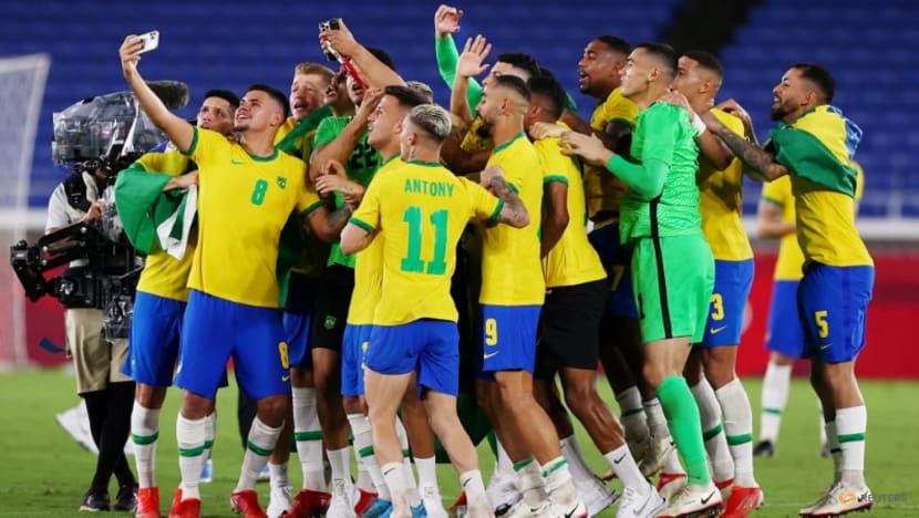 Olympics-Soccer-Malcom grabs golden glory for Brazil Olympics-Soccer-Malcom grabs golden glory for Brazil