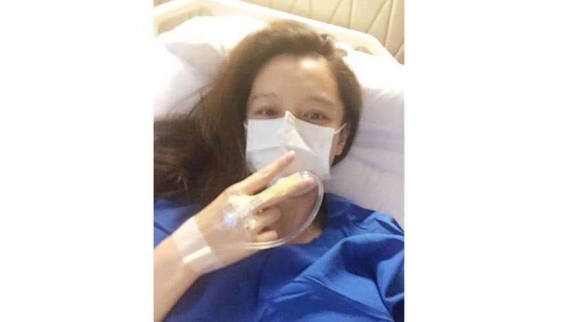 Vivian Hsu admitted to hospital