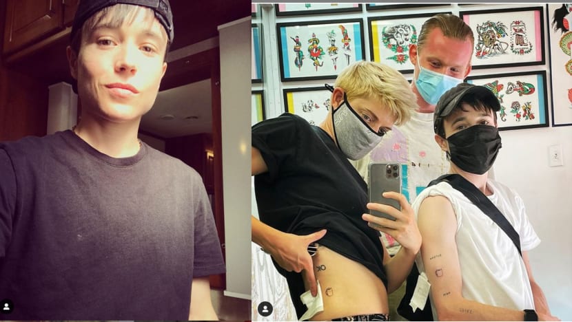 Elliot Page And Pal Mae Martin Get Matching Coffee Cup Tattoos