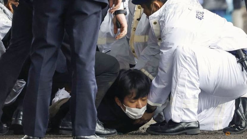 Japan PM Kishida evacuated unhurt after apparent smoke bomb blast Japan PM Kishida evacuated unhurt after apparent smoke bomb blast