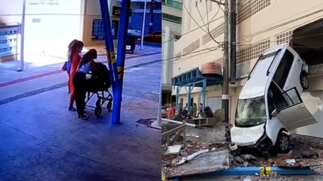 汽车“从天而降”！巴西女子被砸到脑损伤