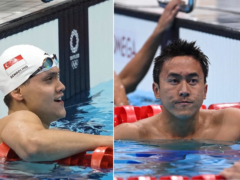 Joseph Schooling (left) and Quah Zheng Wen (right) will enlist for National Service once the necessary pre-enlistment procedures have been completed.