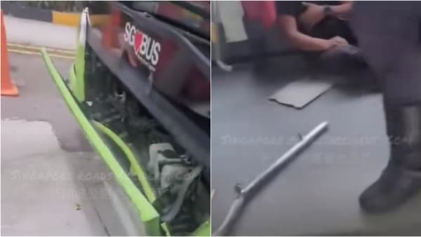 21 taken to hospital after bus hits road blocker at Changi Airport Terminal 3 - Vimarsana News