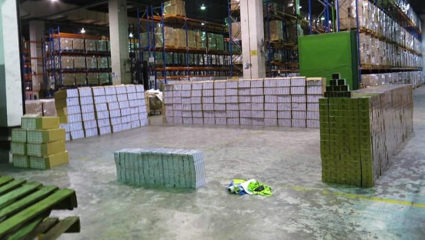 3 men jailed, fined S$34 million each for dealing with contraband cigarettes 3 men jailed, fined S$34 million each for dealing with contraband cigarettes